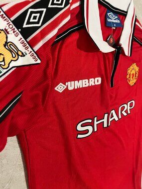 Manchester United 98/99 Home - Beckham #7 US SIZE X-LARGE